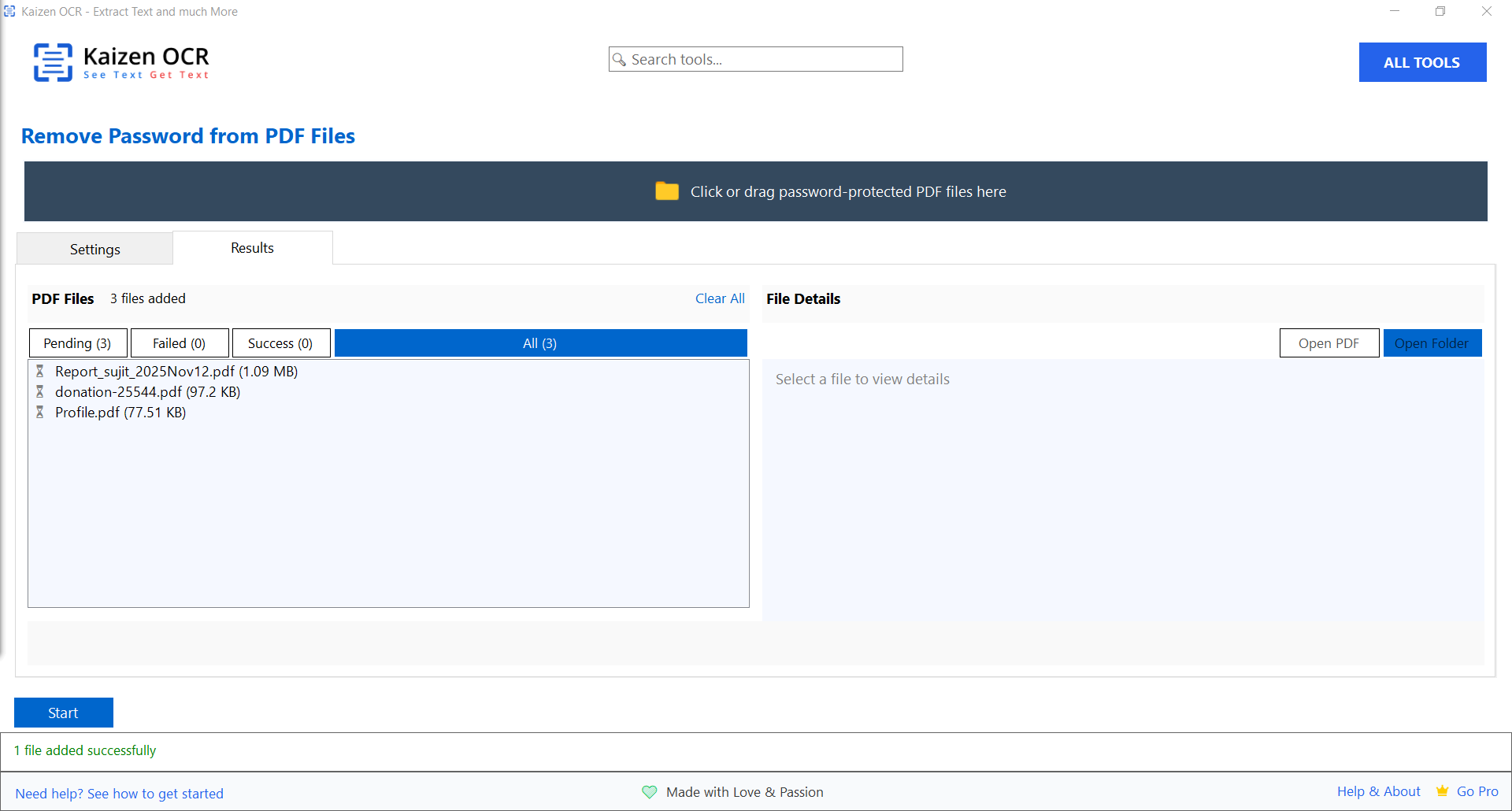 Remove Password from PDF