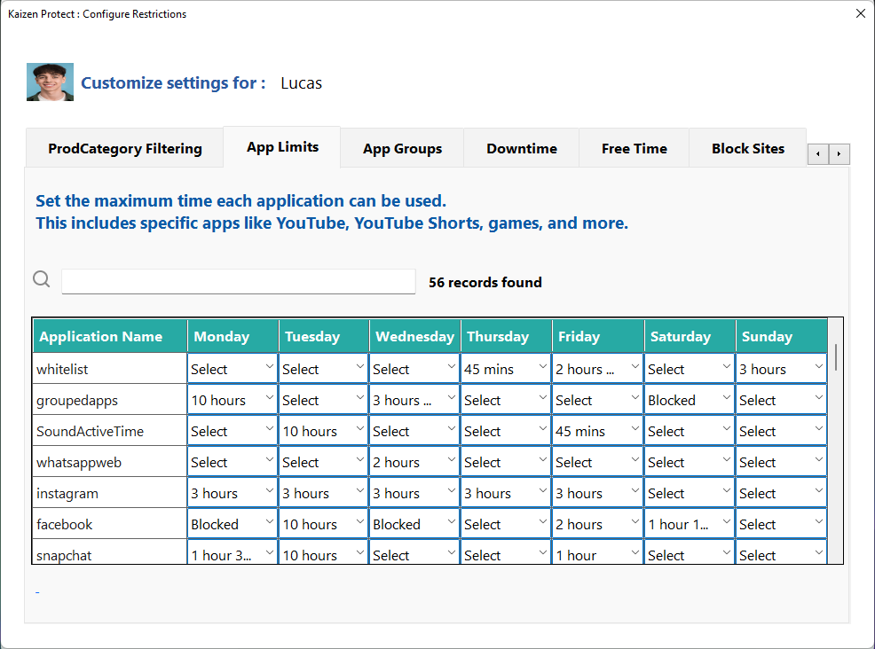 Application Blocking